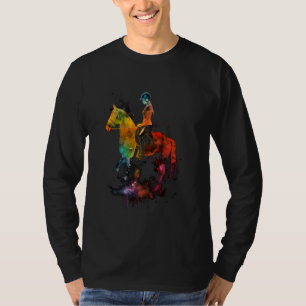T-shirt Funny Horse Lover Horseback équitation Equestrian
