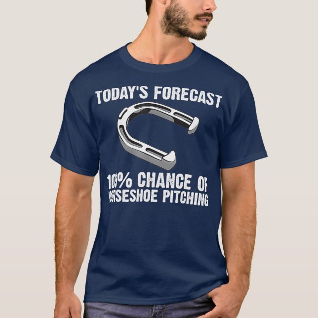 T-shirt Funny Horseshoe Pitching Cadeau Hommes Femmes Pitc (Devant)