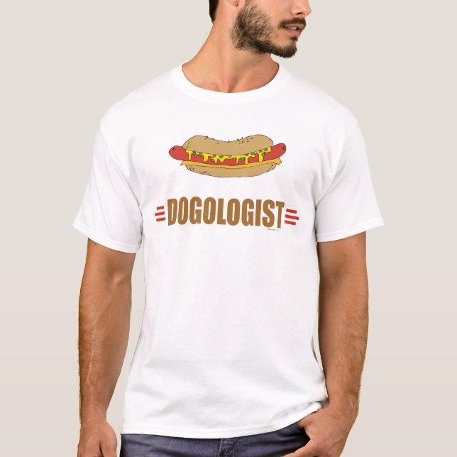 T-shirt Funny Hot Dog (Devant)