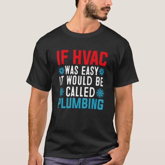 T-shirt Funny HVAC Technician Design Air Conditioning Cool (Devant)