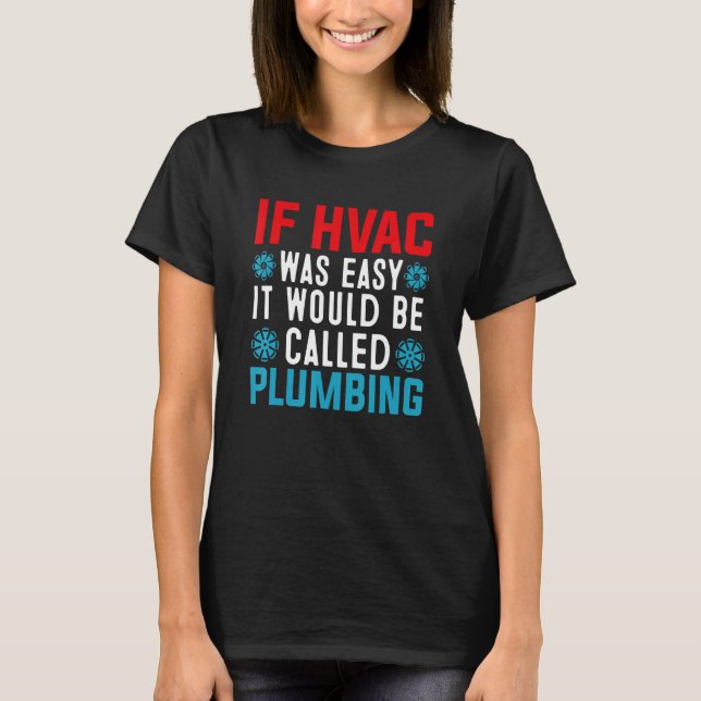 T-shirt Funny HVAC Technician Design Air Conditioning Cool (Devant)