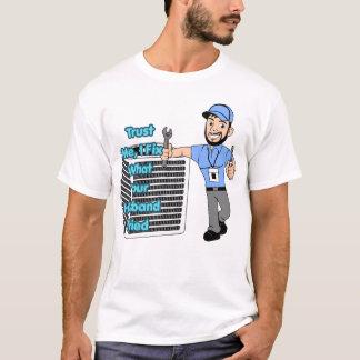 T-shirt Funny HVAC Technician Shirt Trust Me I Fix What Yo