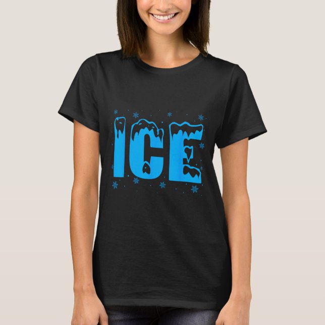T-shirt Funny Ice Costume Halloween 2024 Family Matching  (Devant)