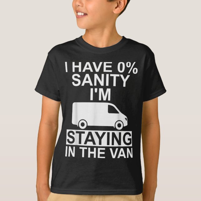 T-shirt Funny I'm Staying In Tha Van Phasmophobia Drivers  (Devant)