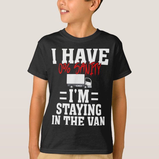 T-shirt Funny I'm Staying In Tha Van Phasmophobia Gamer Me (Devant)