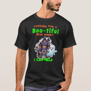 T-shirt Funny Immobilier Maison hantée