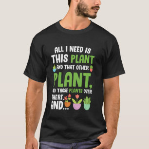 T-shirt Funny Jardinage Plante fou jardiniers dame