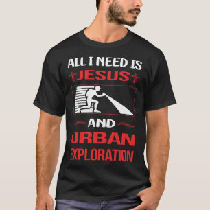 T-shirt Funny Jesus Exploration urbaine