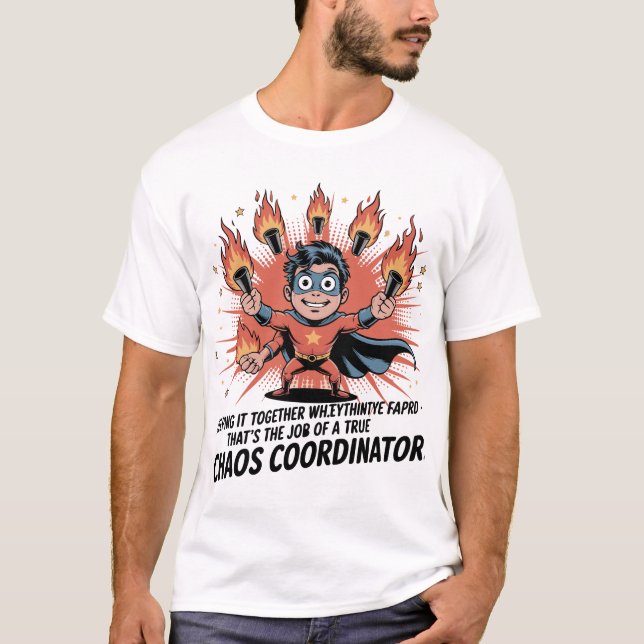 T-shirt Funny Job & Life Quote Design (Devant)