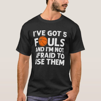 T-shirt Funny Joueur De Basket-ball Bonbons Cadeaux 5 Vola