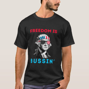 T-shirt Funny Juillet 4 2025 George Washington Freedom est