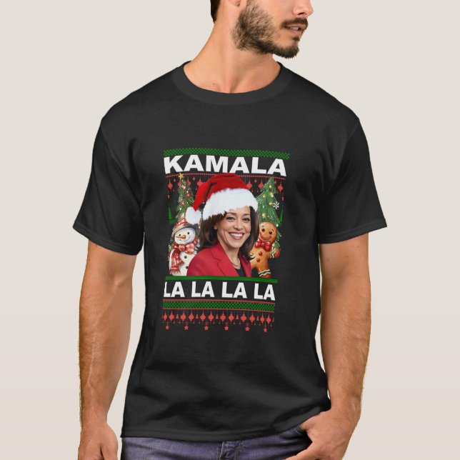 T-shirt Funny Kamala Harris 2024 Christmas Comma La Men Wo (Devant)
