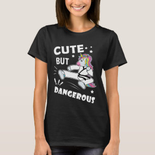 T-shirt Funny Karate Girl Anniversaire Gift Shirt mignonne