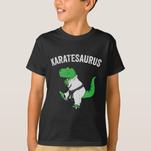 T-shirt Funny Karate T Rex Dinosaur Cute Dino Martial Arts