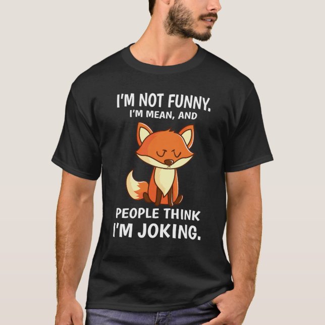 T-shirt Funny Karma Moean blague sarcasme Fuchs cadeau (Devant)