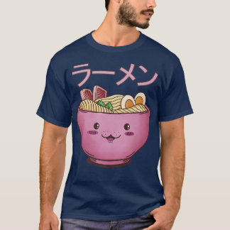 T-shirt Funny Kawaii Ramen Bowl Kawaii Anime Japonais Rame