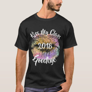 T-shirt Funny Kiss My Class Adieu Lièvres