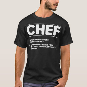 T-shirt Funny Kitchen Chef Définition Amérique