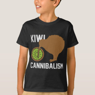 T-shirt Funny Kiwi Cannibalisme Oiseau Cannibaliste Oiseau