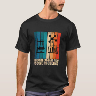 T-shirt Funny laboratoire technique vintage laboratoire te