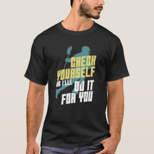 T-shirt Funny Lacrosse citation femme fille