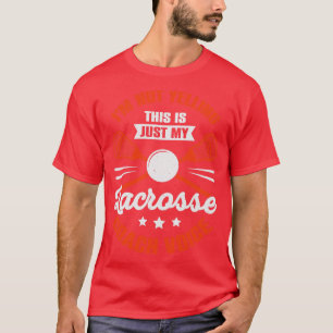 T-shirt Funny Lacrosse Coaching Coach Cadeau
