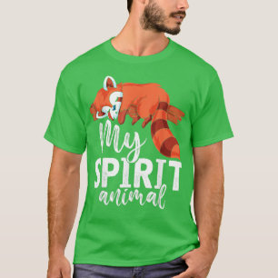 T-shirt Funny Lazy Red Panda Mon Esprit Animal