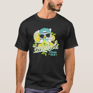 T-shirt Funny Lemonade Stand CEO Cute Cat Lemon Juice Busi