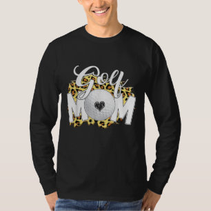 T-shirt Funny Leopard Golf Maman Sport Aimer Fête des Mère