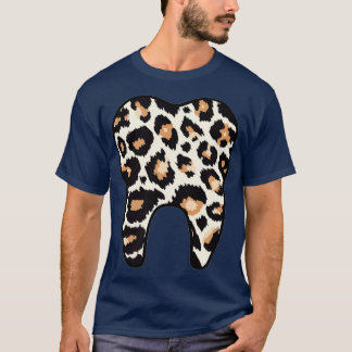 T-shirt Funny Leopard Leo Dental Hygienist l'Assistant De