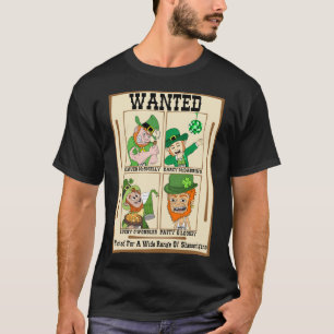 T-shirt Funny Leprechaun Poster Recherché