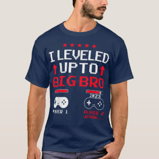 T-shirt Funny Leveling Up To Big Bro 2023 Loading Future B