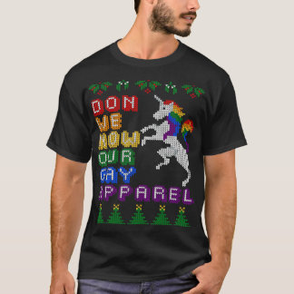T-shirt Funny LGBT Noël Don nous maintenant nos vêtements