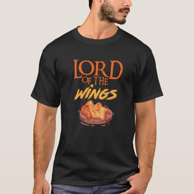 T-shirt Funny Lord Of The Wings Chicken Wings Lover Gift (Devant)