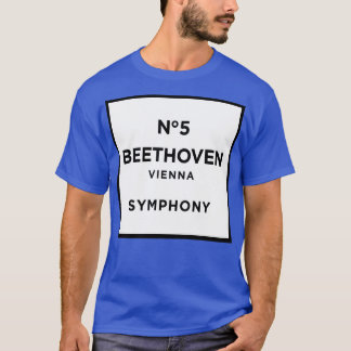 T-shirt Funny Ludwig van Beethoven Parodie 5e Symphonie Am