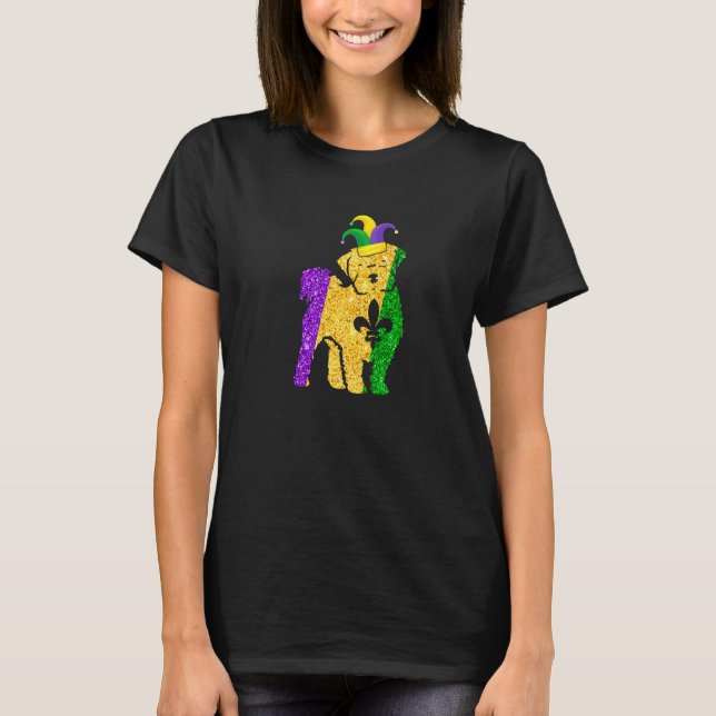 T-shirt Funny Maltese Dog Lover Cute Mardi Gras Carnival P (Devant)