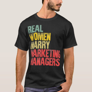 T-shirt Funny Mariage Véritable Femme Marry Responsable Ma