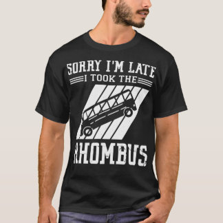 T-shirt Funny Math Pun Enseignant Désolé Ix27M En Retard J