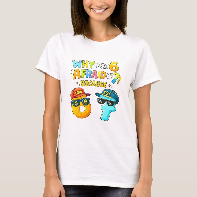 T-shirt Funny Maths Numbers Joke T Shirt for Kids (Devant)