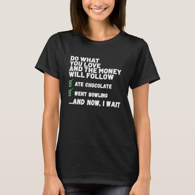 T-shirt Funny  Mens Womens Christian Prayed Went Bowling   (Devant)