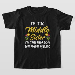 T-shirt Funny Middles Soeur