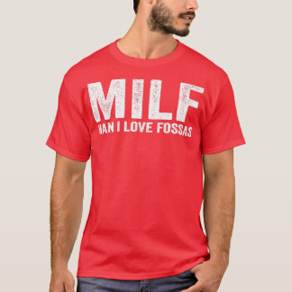 T-shirt Funny MILF Fossa MILF Homme I Love Fossas