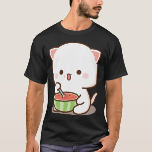 T-shirt Funny mochi mochi chats pêche Sticker.png