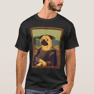 T-shirt Funny Mona Lisa Carlin Art Parody T Shirt