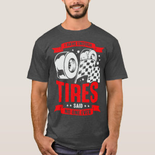 T-shirt Funny Motor Racing Karting Go Kart Driver Cadeau