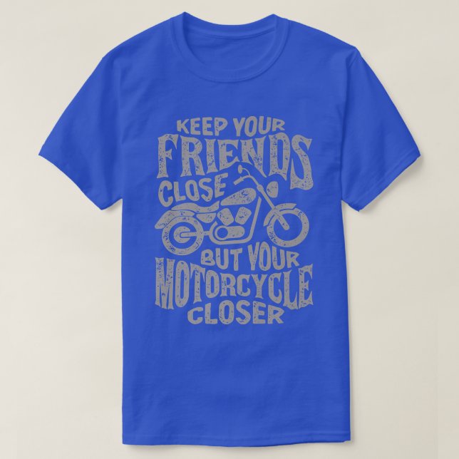 T-shirt Funny Motorcycle Rider Biker (Design devant)