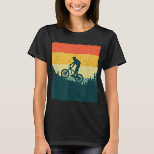 T-shirt Funny Mountain Biking Design For Men Women Vintage