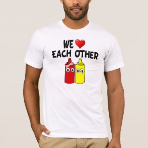 T-shirt Funny Mustard Ketchup Couple