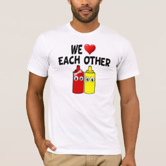 T-shirt Funny Mustard Ketchup Couple