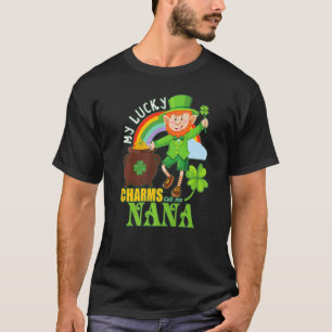 T-shirt Funny Nana Paddy Day St patrick Lucky Charms Call